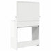 Mese de toaletă pentru dormitor Alb lucios 80 x 39,6 x 135 cm - WALTI WALTI