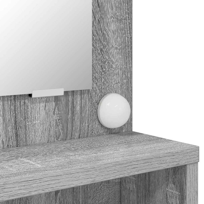Mese de toaletă pentru dormitor Gri Sonoma 80 x 39,6 x 135 cm - WALTI WALTI