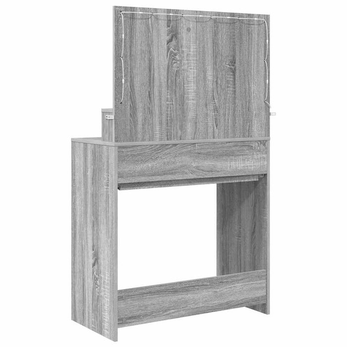 Mese de toaletă pentru dormitor Gri Sonoma 80 x 39,6 x 135 cm - WALTI WALTI