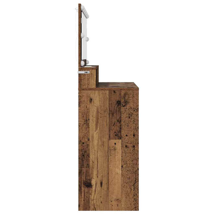 Mese de toaletă pentru dormitor Lemn Vechi 80 x 39,6 x 135 cm - WALTI WALTI