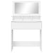 Mese de toaletă pentru dormitor Alb 80 x 39,6 x 135 cm - WALTI WALTI