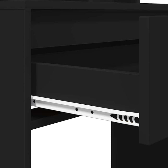 Mese de toaletă pentru dormitor Negru 80 x 39,6 x 135 cm - WALTI WALTI