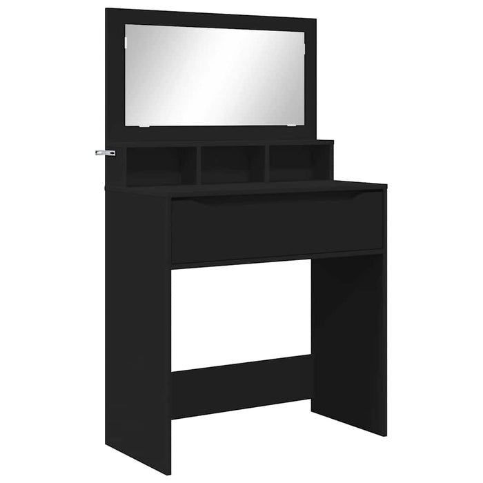 Mese de toaletă pentru dormitor Negru 80 x 39,6 x 135 cm - WALTI WALTI