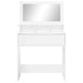 Mese de toaletă pentru dormitor Alb lucios 80 x 39,6 x 135 cm - WALTI WALTI