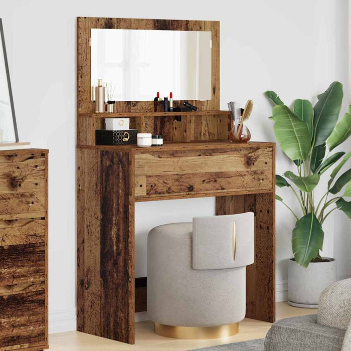 Mese de toaletă pentru dormitor Lemn Vechi 80 x 39,6 x 135 cm - WALTI WALTI