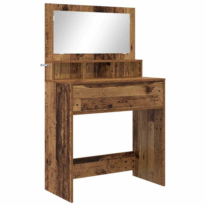 Mese de toaletă pentru dormitor Lemn Vechi 80 x 39,6 x 135 cm - WALTI WALTI