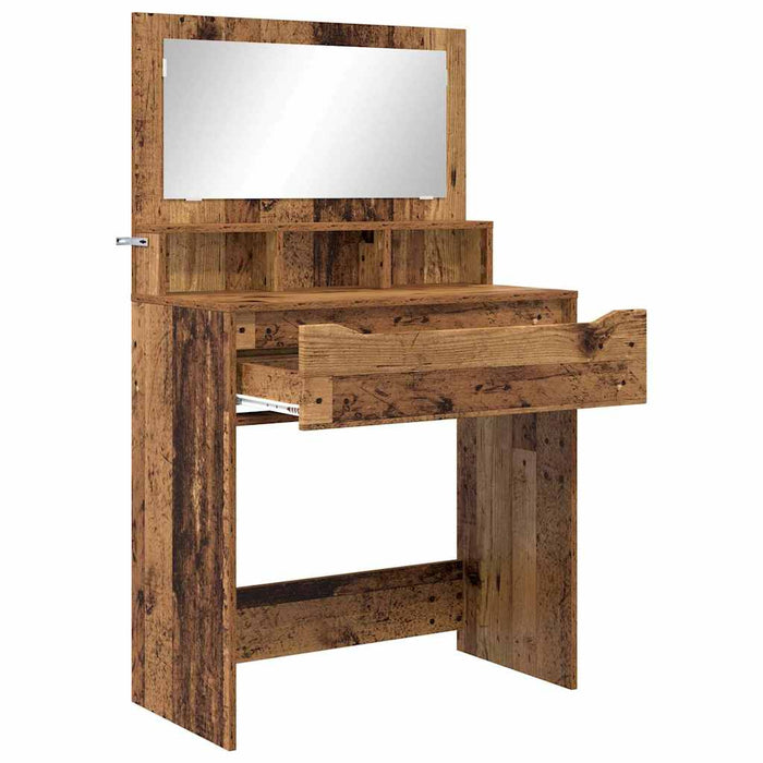 Mese de toaletă pentru dormitor Lemn Vechi 80 x 39,6 x 135 cm - WALTI WALTI