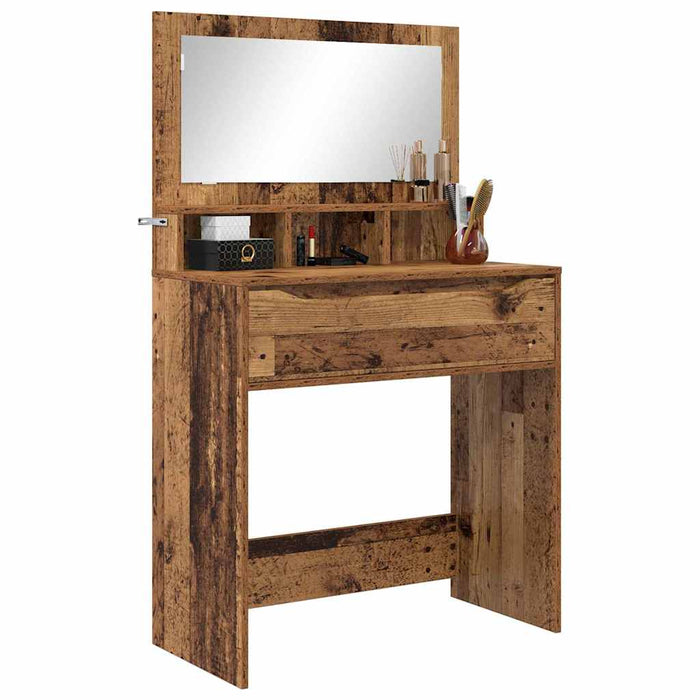 Mese de toaletă pentru dormitor Lemn Vechi 80 x 39,6 x 135 cm - WALTI WALTI