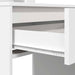 Mese de toaletă pentru dormitor cu raft Alb 80 x 39,6 x 135 cm - WALTI WALTI