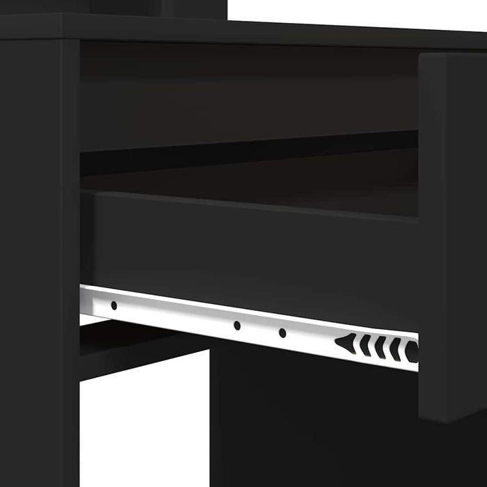 Mese de toaletă pentru dormitor Negru 80 x 39,6 x 135 cm - WALTI WALTI