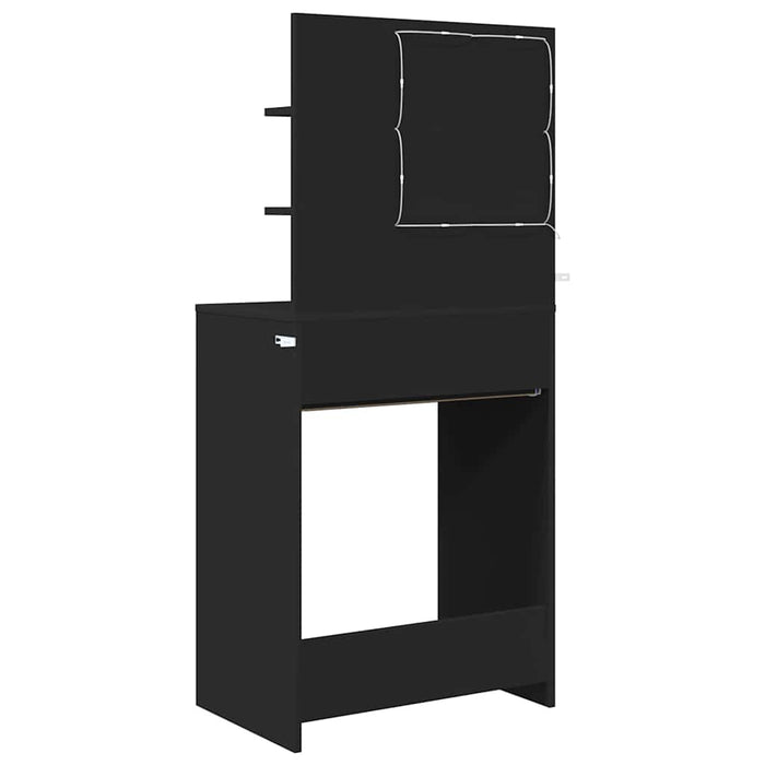 Mese de toaletă pentru dormitor Negru 80 x 39,6 x 135 cm - WALTI WALTI