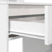 Mese de toaletă pentru dormitor Alb lucios 80 x 39,6 x 135 cm - WALTI WALTI