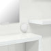 Mese de toaletă pentru dormitor Alb lucios 80 x 39,6 x 135 cm - WALTI WALTI