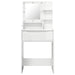 Mese de toaletă pentru dormitor Alb lucios 80 x 39,6 x 135 cm - WALTI WALTI