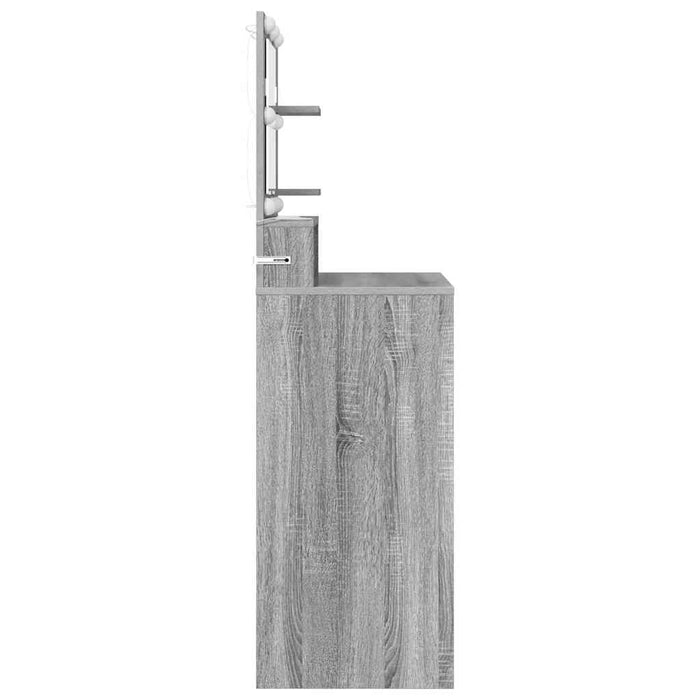 Mese de toaletă pentru dormitor Gri Sonoma 80 x 39,6 x 135 cm - WALTI WALTI