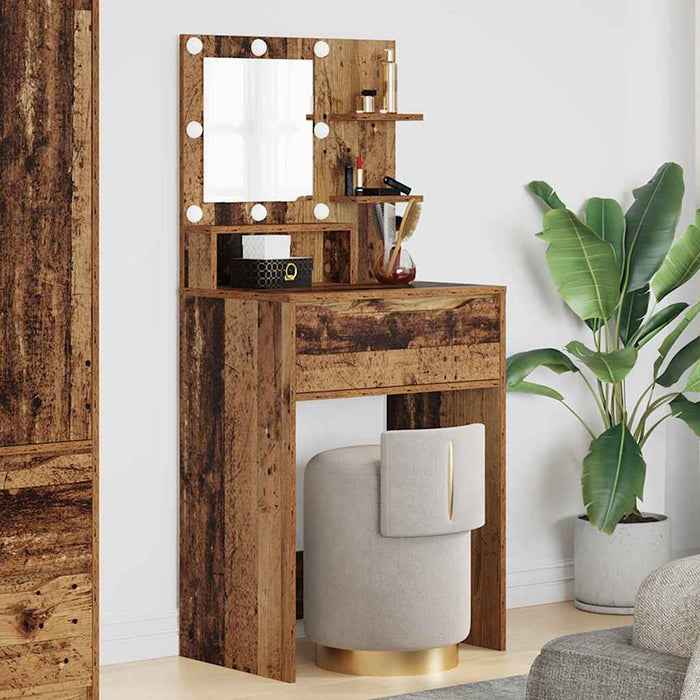 Mese de toaletă pentru dormitor Lemn Vechi 80 x 39,6 x 135 cm - WALTI WALTI