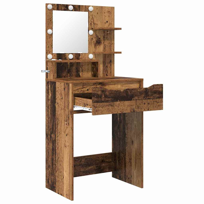 Mese de toaletă pentru dormitor Lemn Vechi 80 x 39,6 x 135 cm - WALTI WALTI