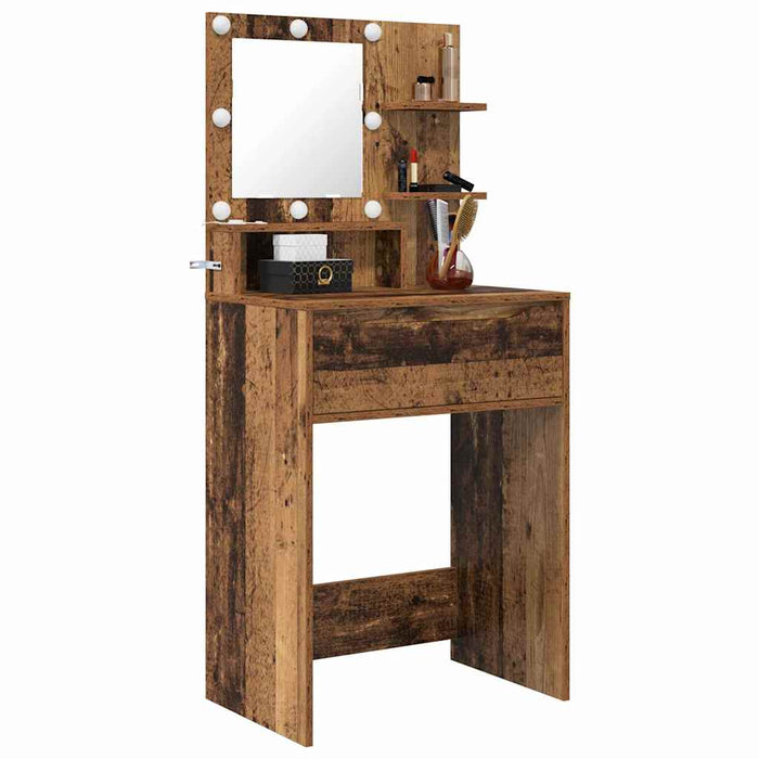Mese de toaletă pentru dormitor Lemn Vechi 80 x 39,6 x 135 cm - WALTI WALTI