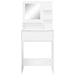 Mese de toaletă pentru dormitor Alb lucios 80 x 39,6 x 135 cm - WALTI WALTI