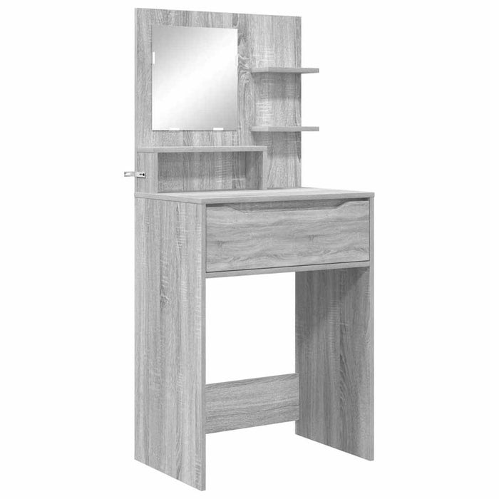 Mese de toaletă pentru dormitor Gri Sonoma 80 x 39,6 x 135 cm - WALTI WALTI