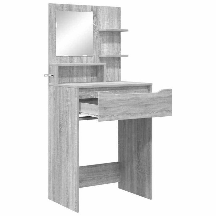 Mese de toaletă pentru dormitor Gri Sonoma 80 x 39,6 x 135 cm - WALTI WALTI