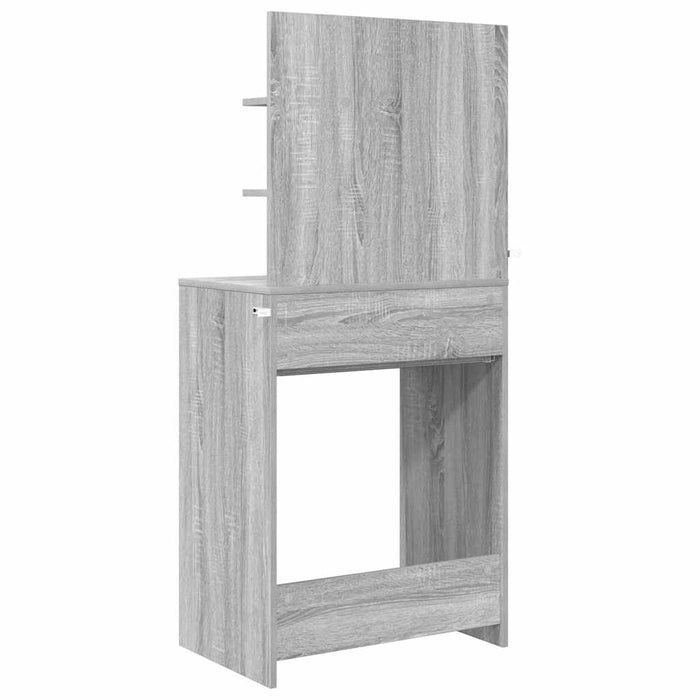 Mese de toaletă pentru dormitor Gri Sonoma 80 x 39,6 x 135 cm - WALTI WALTI
