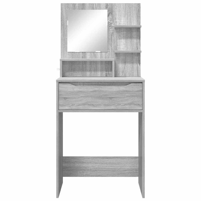 Mese de toaletă pentru dormitor Gri Sonoma 80 x 39,6 x 135 cm - WALTI WALTI