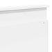 Tăblie cap cu headboard Alb 200 cm Lemn compozit - WALTI WALTI