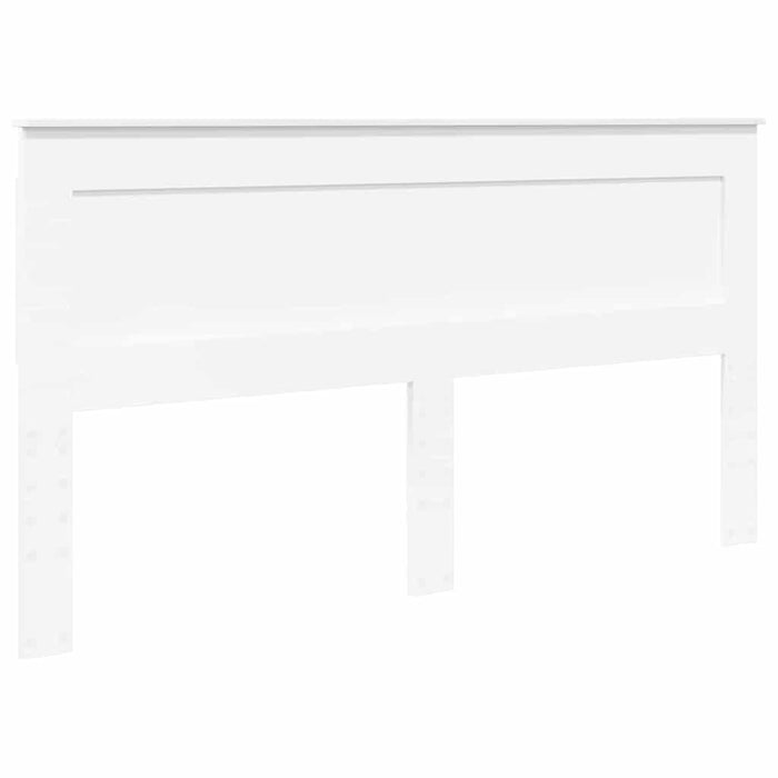 Tăblie cap cu headboard Alb 200 cm Lemn compozit - WALTI WALTI