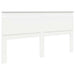 Tăblie cap cu headboard Alb 200 cm Lemn compozit - WALTI WALTI