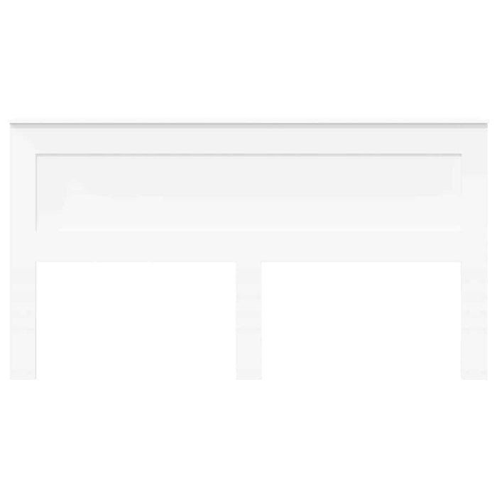Tăblie cap cu headboard Alb 200 cm Lemn compozit - WALTI WALTI