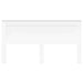 Tăblie cap cu headboard Alb 200 cm Lemn compozit - WALTI WALTI