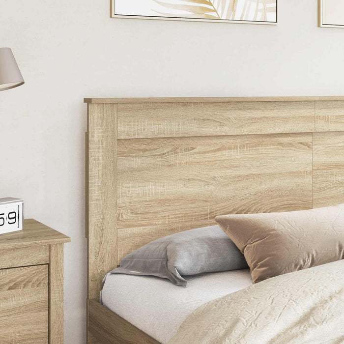 Tăblie cap cu headboard Stejar Sonoma 200 cm Lemn compozit WALTI