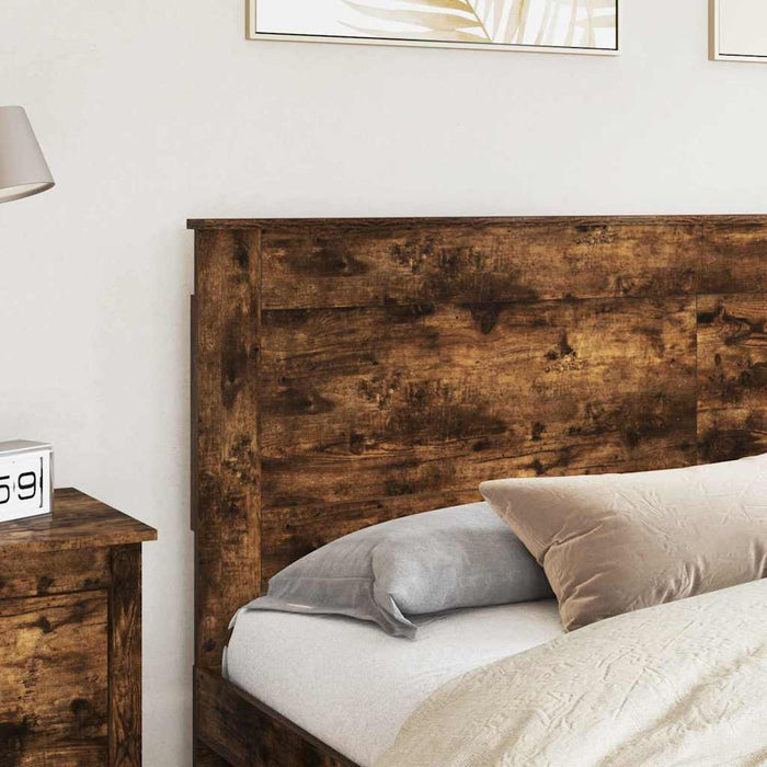 Tăblie cap cu headboard Stejar fumuriu 200 cm Lemn compozit - WALTI WALTI