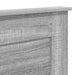 Tăblie cap cu headboard Gri Sonoma 200 cm Lemn compozit - WALTI WALTI