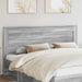 Tăblie cap cu headboard Gri Sonoma 200 cm Lemn compozit - WALTI WALTI