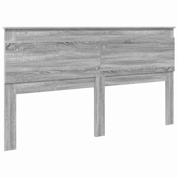 Tăblie cap cu headboard Gri Sonoma 200 cm Lemn compozit - WALTI WALTI