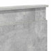 Tăblie cap cu headboard Gri din beton 180 cm Lemn compozit - WALTI WALTI