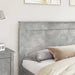 Tăblie cap cu headboard Gri din beton 180 cm Lemn compozit - WALTI WALTI