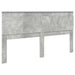 Tăblie cap cu headboard Gri din beton 180 cm Lemn compozit - WALTI WALTI