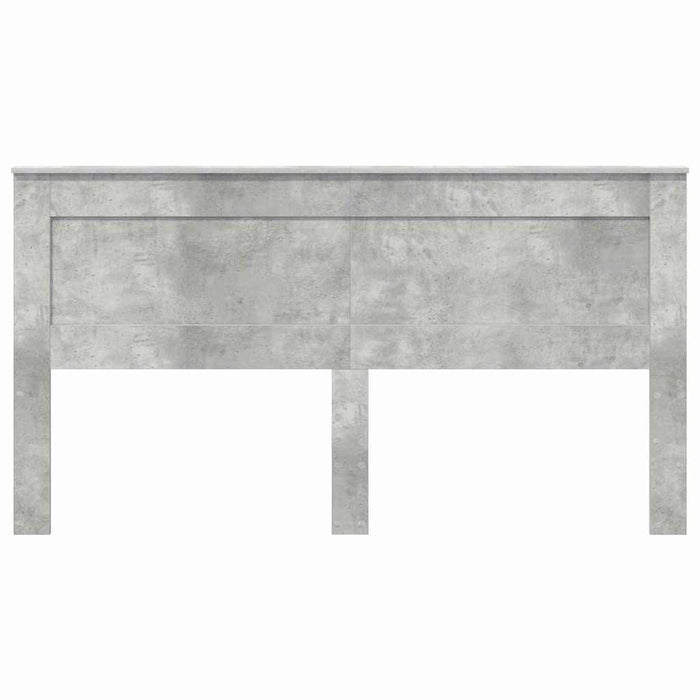 Tăblie cap cu headboard Gri din beton 180 cm Lemn compozit - WALTI WALTI
