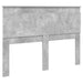 Tăblie cap cu headboard Gri din beton 160 cm Lemn compozit - WALTI WALTI