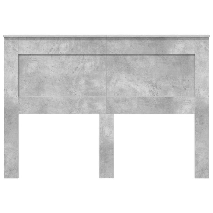 Tăblie cap cu headboard Gri din beton 160 cm Lemn compozit - WALTI WALTI