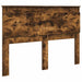 Tăblie cap cu headboard Stejar fumuriu 160 cm Lemn compozit - WALTI WALTI