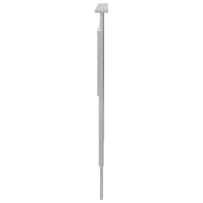 Tăblie cap cu headboard Gri Sonoma 160 cm Lemn compozit WALTI