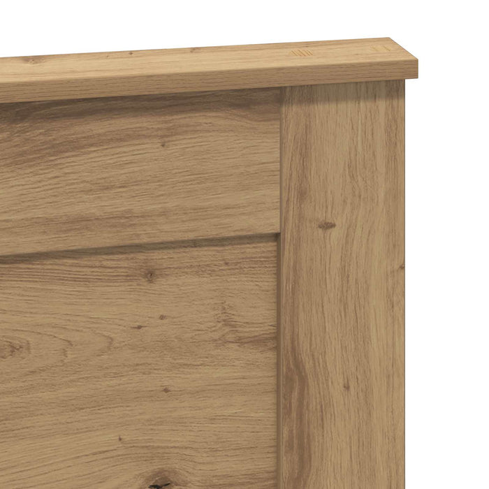 Tăblie cap cu headboard Stejar Artizanal 160 cm Lemn compozit WALTI