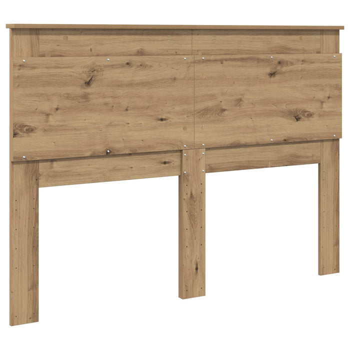 Tăblie cap cu headboard Stejar Artizanal 160 cm Lemn compozit WALTI