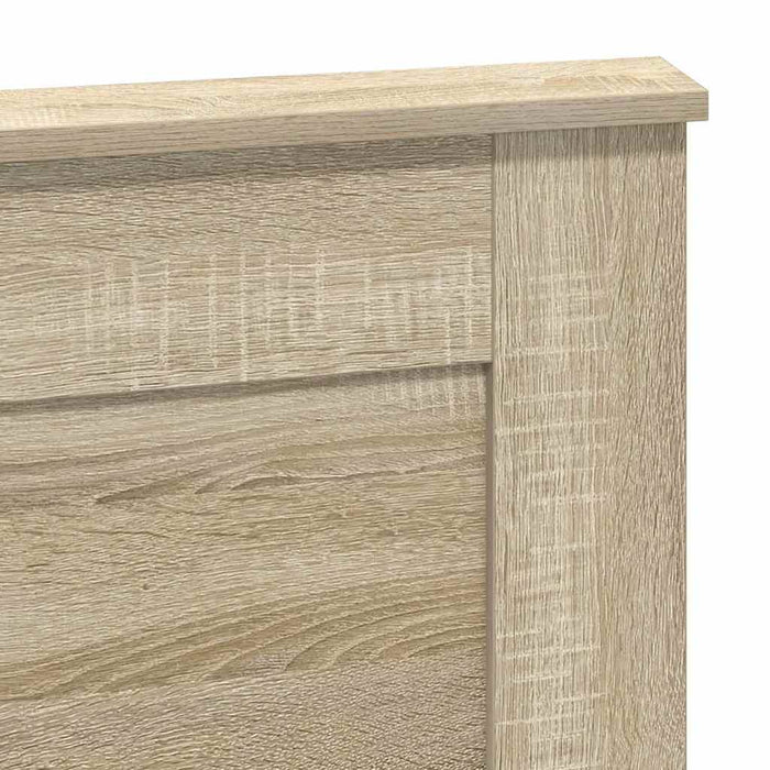 Tăblie cap cu headboard Gri din beton 140 cm Lemn compozit - WALTI WALTI