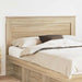 Tăblie cap cu headboard Gri din beton 140 cm Lemn compozit - WALTI WALTI