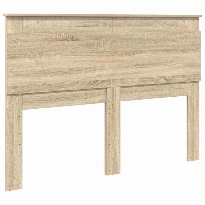 Tăblie cap cu headboard Gri din beton 140 cm Lemn compozit - WALTI WALTI